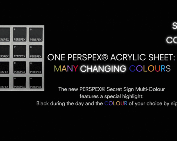 PERSPEX® Secret-Sign Multi-Colour