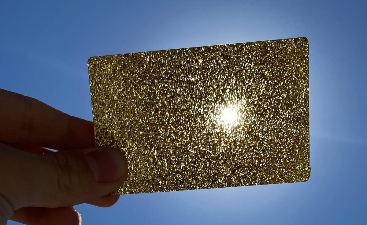 Χρυσό glitter plexiglass 3χιλ. - Εικόνα 4